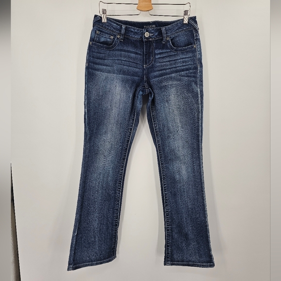 Maurices Straight Leg Blue Jeans Size 10 - Picture 8 of 10